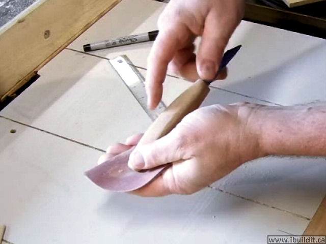 how to make a wooden handled knife